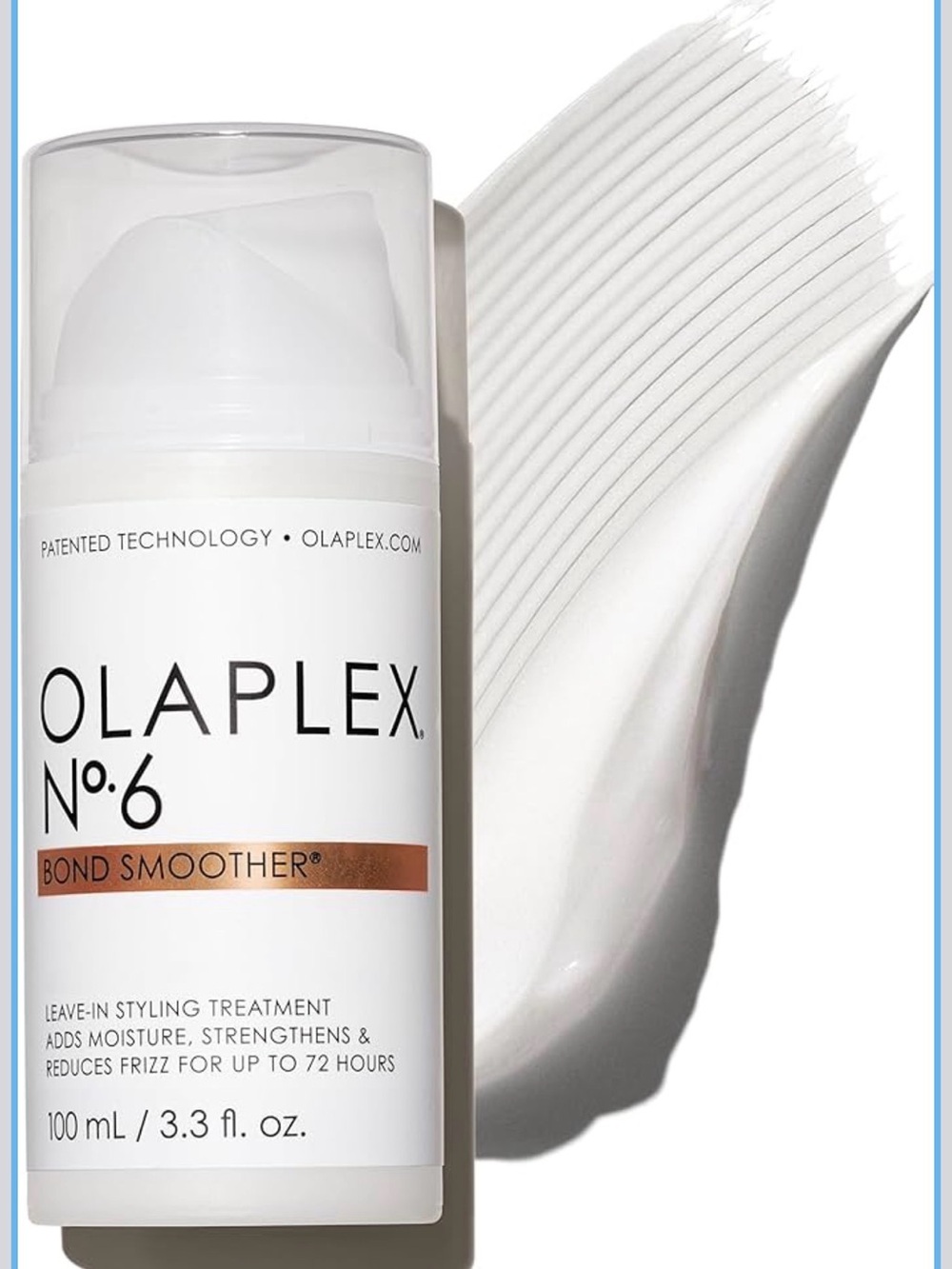 OLAPLEX No.6 Bond Smoother Leave-In Treatment — White with Copper Label Accent